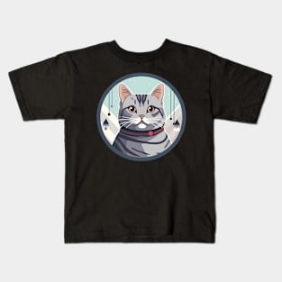 American Shorthair Cat Xmas Ornament Kids T-Shirt